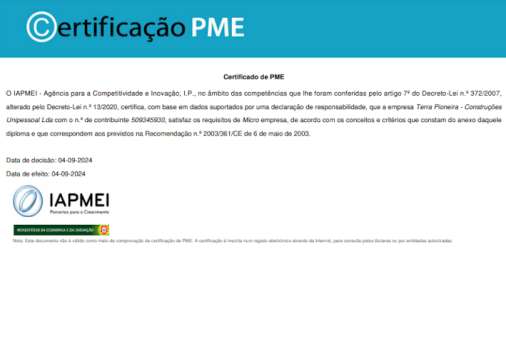 Certificado PME 2024